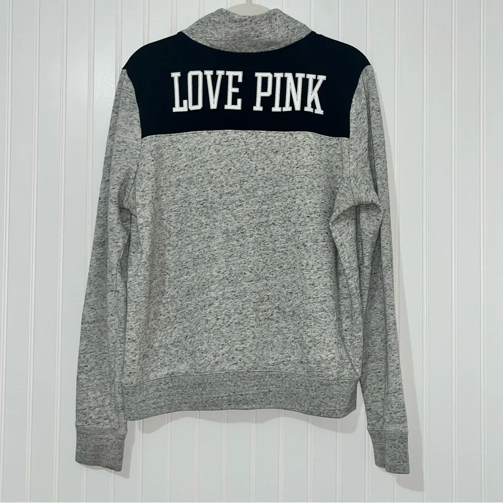 VS PINK size large quarter zip pullover - Picture 4 of 6